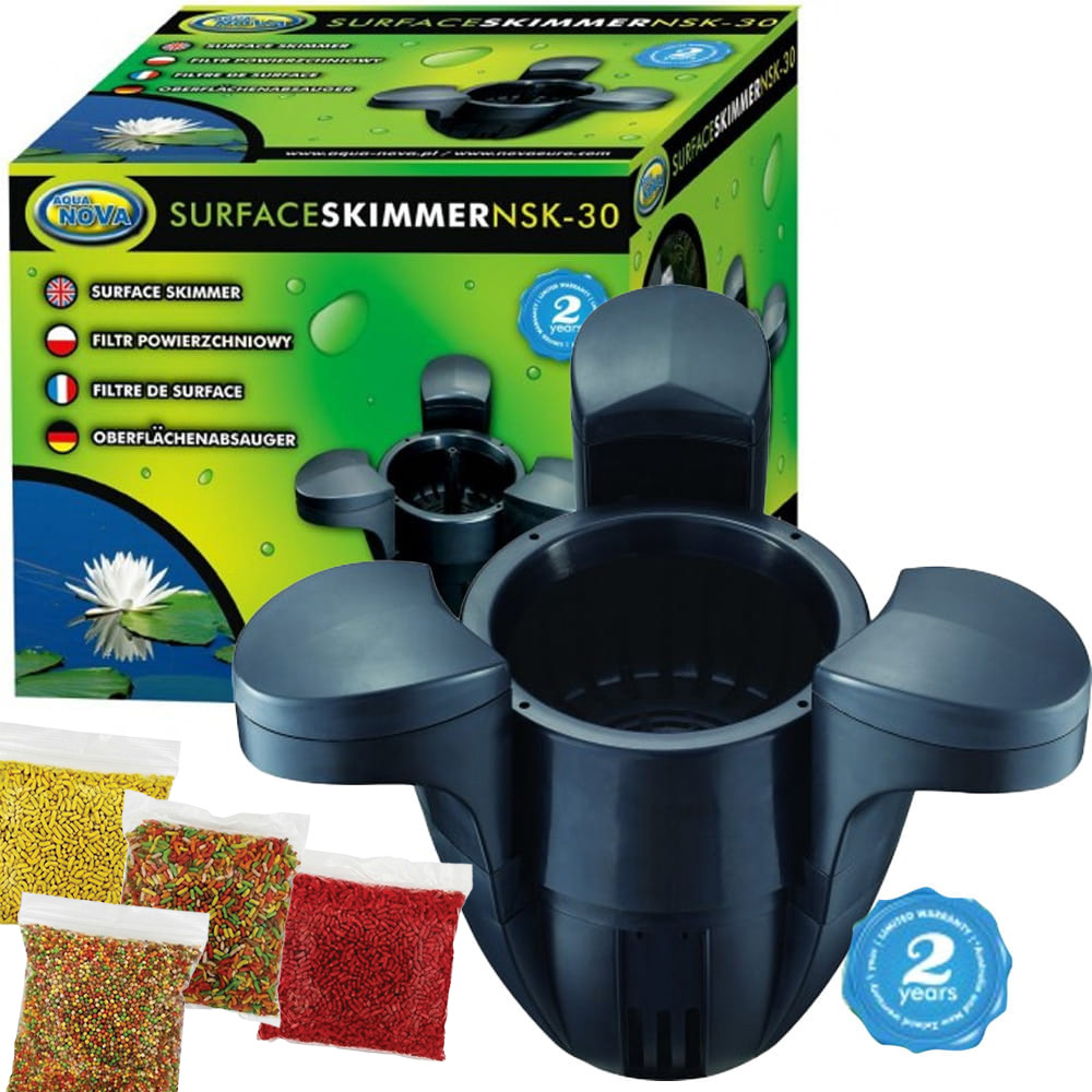 Skimmer powierzchniowy do oczka wodnego NSK-30 2500l/h + gratisy